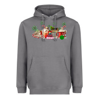 Storm Christmas coffee Heavyweight Hoodie - MaliasSmallBusiness