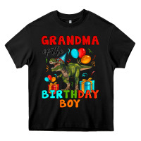 Black grandma of the birthday boy t rex Heavy Core Tee - Artiststas
