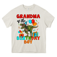 Cream grandma of the birthday boy t rex Heavy Core Tee - Artiststas