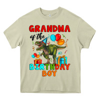 Mossy grandma of the birthday boy t rex Heavy Core Tee - Artiststas