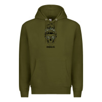 Army Green Camouflage Pattern Mom Skull Premium Hoodie - Bettercallsaul