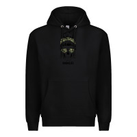 Black Camouflage Pattern Mom Skull Premium Hoodie - Bettercallsaul