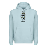 Blue Mist Camouflage Pattern Mom Skull Premium Hoodie - Bettercallsaul