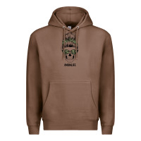 Chestnut Camouflage Pattern Mom Skull Premium Hoodie - Bettercallsaul