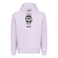 Lilac Camouflage Pattern Mom Skull Premium Hoodie - Bettercallsaul