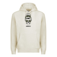 Oatmeal Heather Camouflage Pattern Mom Skull Premium Hoodie - Bettercallsaul