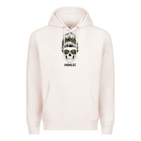 Pale Pink Camouflage Pattern Mom Skull Premium Hoodie - Bettercallsaul