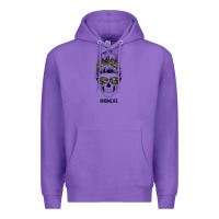 Purple Camouflage Pattern Mom Skull Premium Hoodie - Bettercallsaul