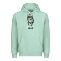 Seafoam Camouflage Pattern Mom Skull Premium Hoodie - Bettercallsaul