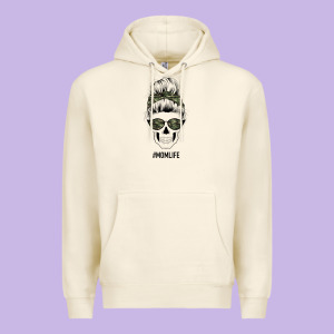 Camouflage Pattern Mom Skull Premium Hoodie Designed By Bettercallsaul