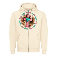 Sandshell love myself cross Zipper Hoodie - MaliasSmallBusiness