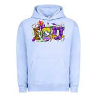 Pigment Grape Ice Mardi Gras ICU Nurse Urban Hoodie - HowdyJamesFarm