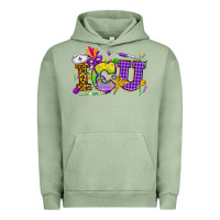 Pigment Oil Green Mardi Gras ICU Nurse Urban Hoodie - HowdyJamesFarm
