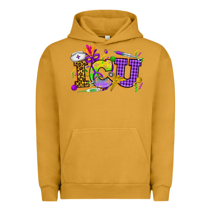 Mardi Gras Icu Nurse Urban Hoodie by HowdyJamesFarm | Teevron