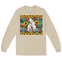 Mushroom goats mom and baby sunflowers gemstones serape leopard glitter wooden Long Sleeve Tee - Artiststas