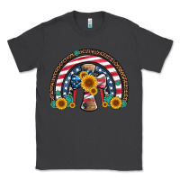 Smoke cross american flag cowhide  leopard gemstone rainbow Classic Tee - Artiststas