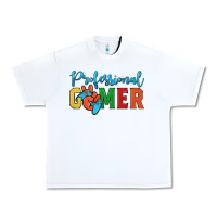 White professional gamer Urban Heavy Tee - JahusDesignShop