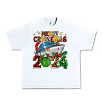 White merry cruisemas 2024 Urban Heavy Tee - AdoDesignShop