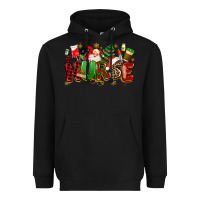 Black christmas  nurse Heavyweight Hoodie - MaliasSmallBusiness