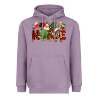 Lavender christmas  nurse Heavyweight Hoodie - MaliasSmallBusiness