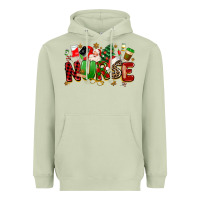 Matcha christmas  nurse Heavyweight Hoodie - MaliasSmallBusiness
