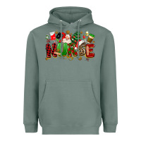 Sage christmas  nurse Heavyweight Hoodie - MaliasSmallBusiness