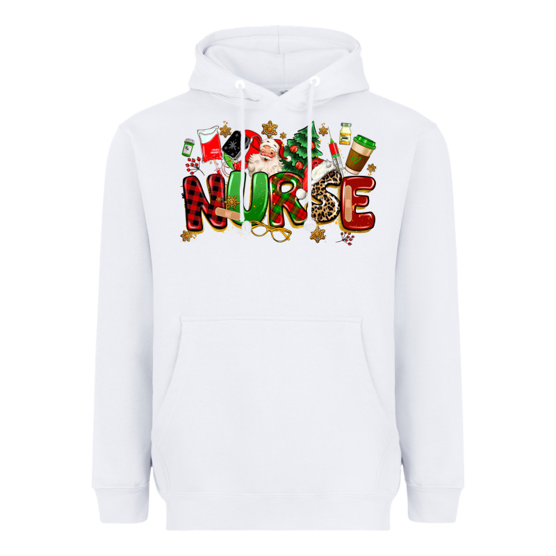 Christmas  Nurse Heavyweight Hoodie by MaliasSmallBusiness | Teevron