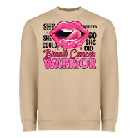 Mushroom breast cancer warrior lips Heavyweight Sweatshirt - JahusDesignShop