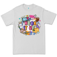 Dove Grey i hook it up  sewing Premium Tee - Zillion Design Studio