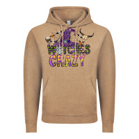 Vintage Coffee Witches Be Crazy Vintage Hoodie - CowhideDigitalArt