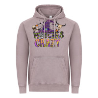 Vintage Zinc Witches Be Crazy Vintage Hoodie - CowhideDigitalArt