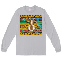 Moon Dust goat sunflowers gemstones serape leopard glitter Long Sleeve Tee - Artiststas