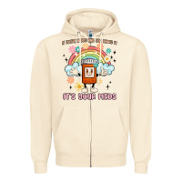 Sandshell if you're happy and you know it its your meds Zipper Hoodie - MaliasSmallBusiness