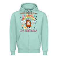 Seafoam if you're happy and you know it its your meds Zipper Hoodie - MaliasSmallBusiness