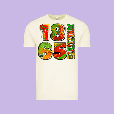1865 Juneteenth Vintage Tee Designed By Adodesignshop