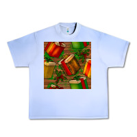 Grape Ice christmas gift box seamless pattern Urban Heavy Tee - BundleAndBundleShop
