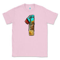 Bubblegum Pink farm life alphabet numbers 1 Classic Tee - BundleAndBundleShop