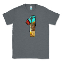 Charcoal Heather farm life alphabet numbers 1 Classic Tee - BundleAndBundleShop