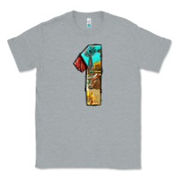 Heather Grey farm life alphabet numbers 1 Classic Tee - BundleAndBundleShop