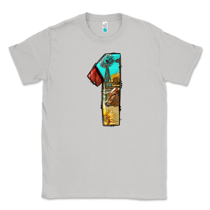 Farm Life Alphabet Numbers 1 Classic Tee by BundleAndBundleShop | Teevron