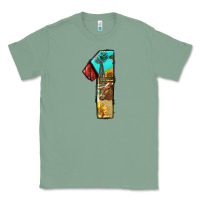 Sage farm life alphabet numbers 1 Classic Tee - BundleAndBundleShop