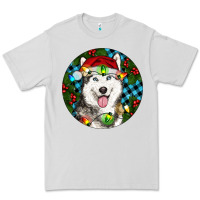 Dove Grey Christmas Husky Premium Tee - RanaPortraitStore