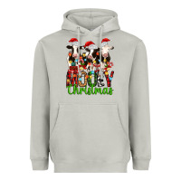 Moon Dust christmas three cows mooey christmas Heavyweight Hoodie - MaliasSmallBusiness
