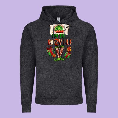 Im The Lazy Elf Vintage Hoodie Designed By Fadigitalartstudio