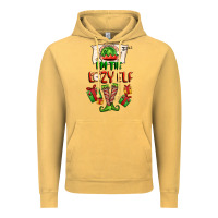 Vintage Mustard im the lazy elf Vintage Hoodie - FaDigitalArtStudio