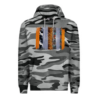Slate Camo Western Cowhide Glitter Aztec Leopard Pattern Brushstroke Premium Hoodie - Bettercallsaul