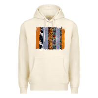 Tofu Western Cowhide Glitter Aztec Leopard Pattern Brushstroke Premium Hoodie - Bettercallsaul