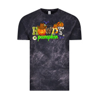 Cloud Black howdy halloween pumpkins Vintage Tee - AdoDesignShop