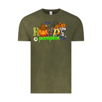 Vintage Olive howdy halloween pumpkins Vintage Tee - AdoDesignShop