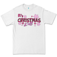 White It's Christmas Y'all Season Pink Christmas Premium Tee - RanaPortraitStore